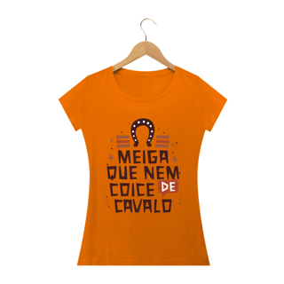 Nome do produto T-Shirt Frase Meiga que nem coice de cavalo