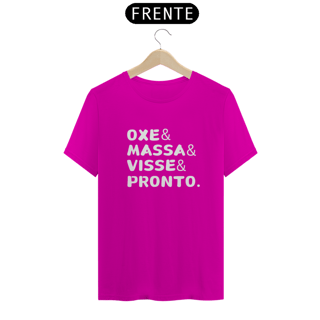 Nome do produto T-Shirt Art Branca Oxe Massa Visse Pronto