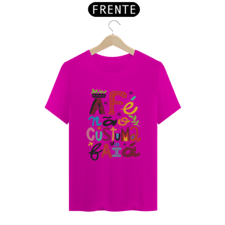 Nome do produto T-Shirt Fé Não Costuma Faiá