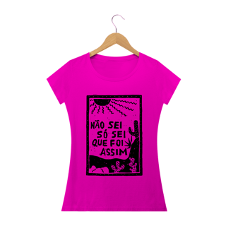 Nome do produto T-Shirt Frase Nao sei so sei que foi assim