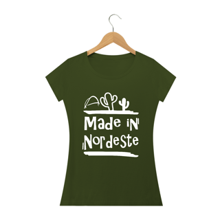 Nome do produto T-Shirt Feminina Frases Made in Nordeste