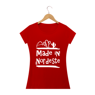 Nome do produto T-Shirt Feminina Frases Made in Nordeste