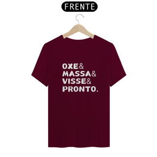 Nome do produto T-Shirt Art Branca Oxe Massa Visse Pronto