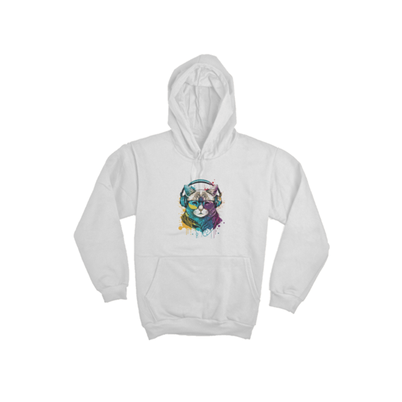 blusa de frio tema: gato masculino