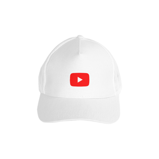 Nome do produto boné com a logo do youtube