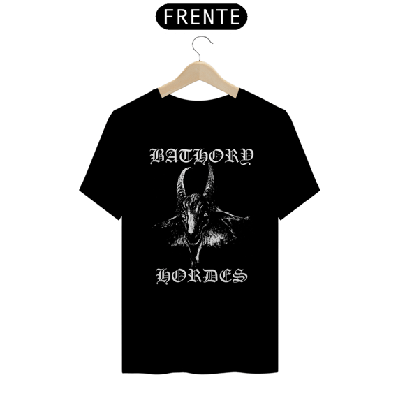 Camisa Bathory Hordes Goat (Preta) - Black Metal
