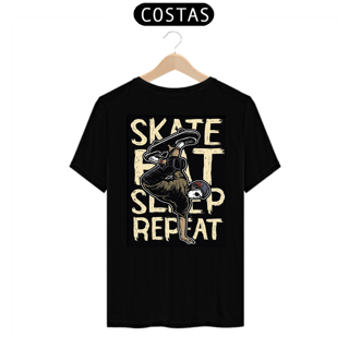 Nome do produto Camisa  Skate Flat ( Preta ) - Moda Skate Streetwear 