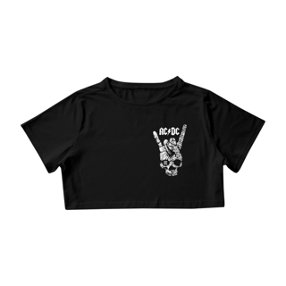 Nome do produto Camisa de Banda - ACDC - Cropped quality