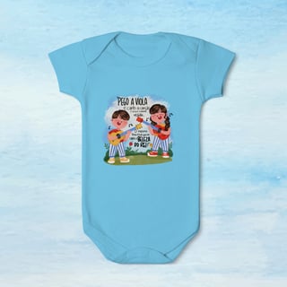Nome do produtoBody Infantil “Pego a Viola” — Coleção Stênio Marcius