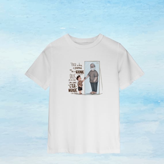 Camiseta Infantil “Eternidade” — Coleção Stênio Marcius