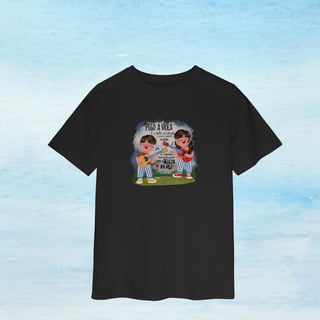 Nome do produtoCamiseta Infantil “Pego a Viola” — Coleção Stênio Marcius