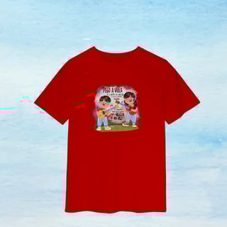 Nome do produtoCamiseta Infantil “Pego a Viola” — Coleção Stênio Marcius