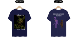 Nome do produtoSpringtrap fnaf camiseta 