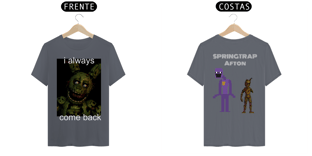 Nome do produtoSpringtrap fnaf camiseta 