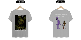 Nome do produtoSpringtrap fnaf camiseta 