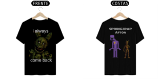 Nome do produtoSpringtrap fnaf camiseta 