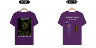 Nome do produtoSpringtrap fnaf camiseta 