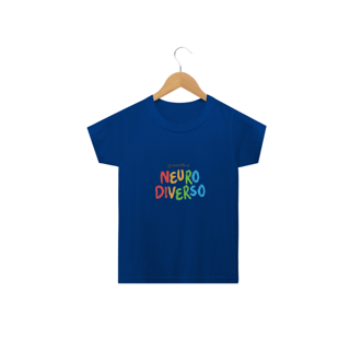 Nome do produto Camiseta Infantil - O mundo é neurodiverso