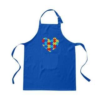 Nome do produto Avental coraçao do autismo