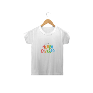Nome do produto Camiseta Infantil - O mundo é neurodiverso