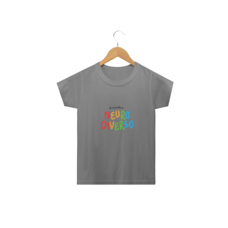 Nome do produto Camiseta Infantil - O mundo é neurodiverso