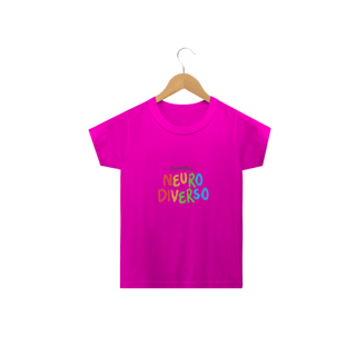 Nome do produto Camiseta Infantil - O mundo é neurodiverso