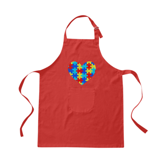 Nome do produto Avental coraçao do autismo