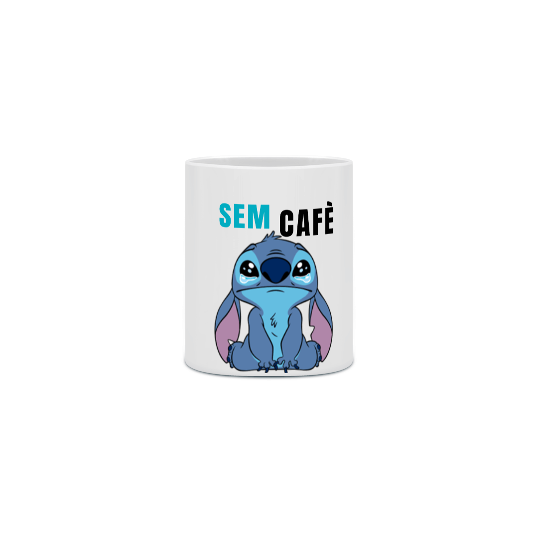 Nome do produto: Caneca do Stitch - Sem Café 