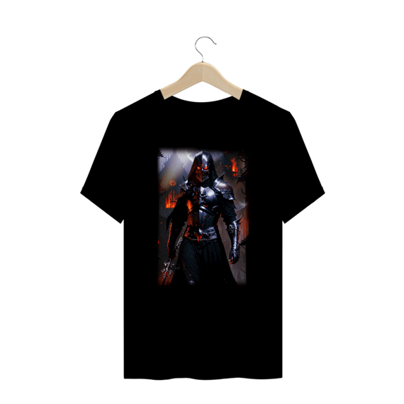 Camiseta Plus size Cavaleiro Camisa Anime