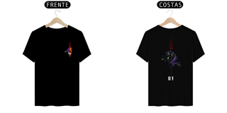 Nome do produto Camiseta Neon Genesis Evangelion Unissex Camisa Anime
