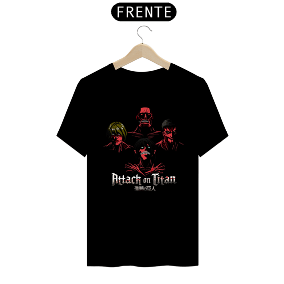 Camiseta Attack On Titan Unissex Camisa Anime