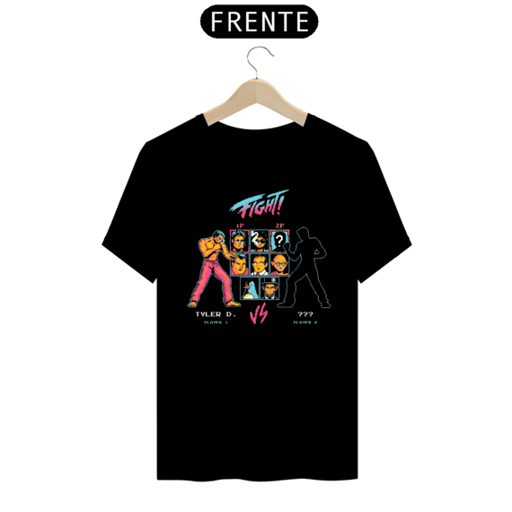 Camiseta Fight Club Pixel Unissex Camisa Filme