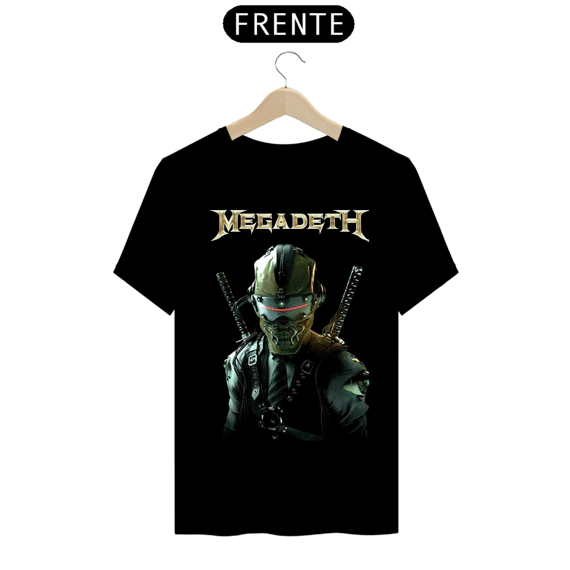 Camiseta Megadeth Unissex Camisa Rock