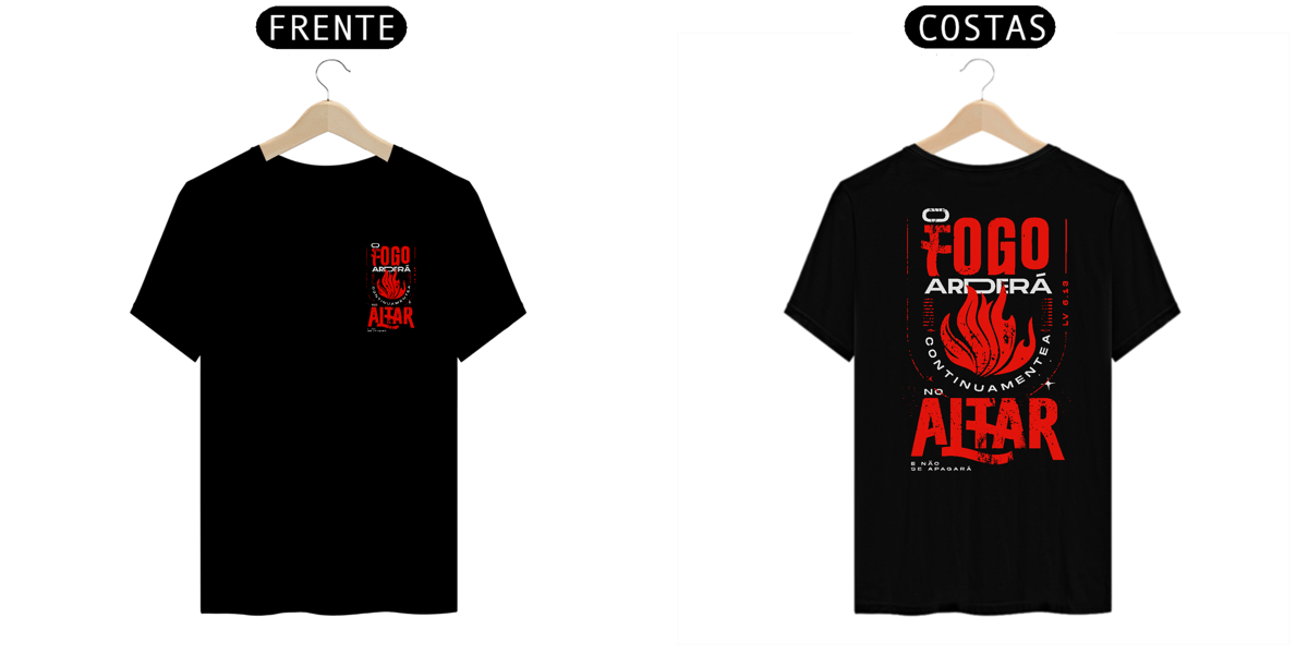 Nome do produto: Camisa O fogo arderá