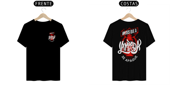 Camisa Antes que a lâmpada se apague