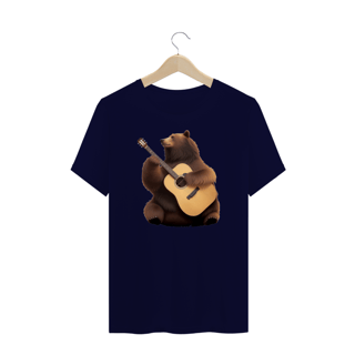 Nome do produto Bear Playing Guitar - Plus Size
