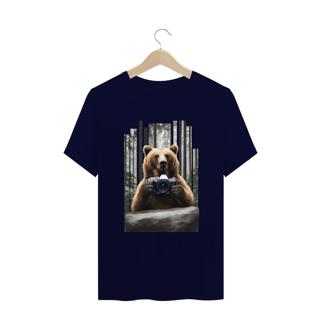 Nome do produto Fotógrafo Urso 2 - Plus Size