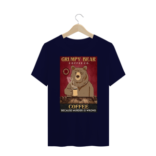 Nome do produto Grumpy Bear Coffee - Plus Size