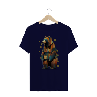 Nome do produto Urso Geométrico 2 Pintura - Plus Size