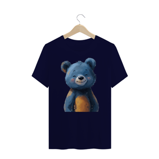 Nome do produto Blue Teddy Aquarela - Plus Size