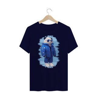 Nome do produto Blue Puffer Panda - Plus Size
