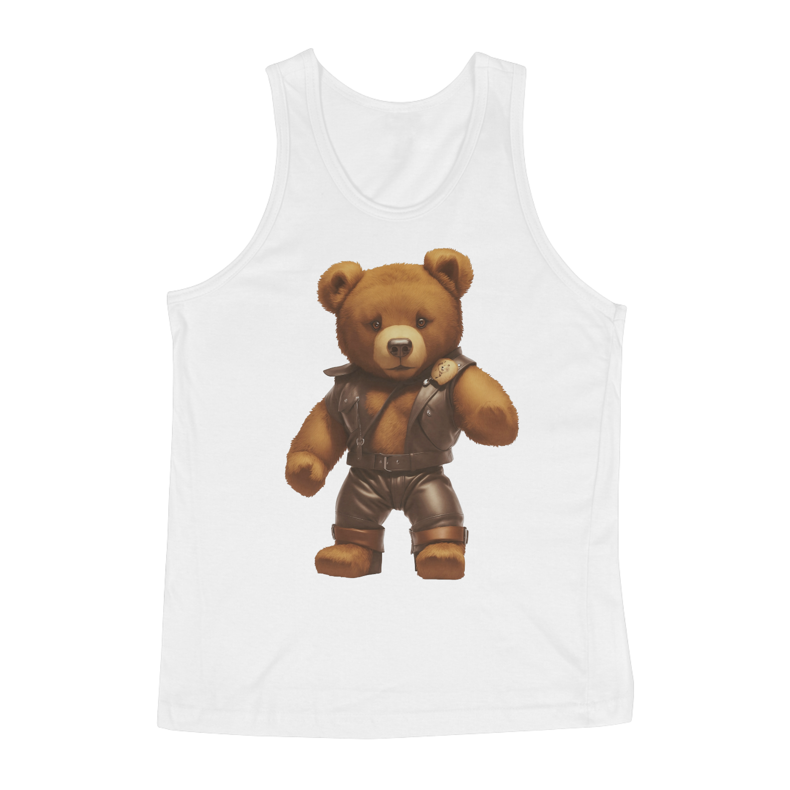 Leather Teddy Bear - Regata