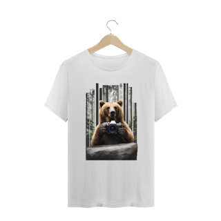 Nome do produto Fotógrafo Urso 2 - Plus Size