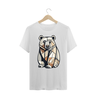 Nome do produto Urso Cubista Pintura - Plus Size