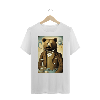 Nome do produto Urso Surrealista pintura - Plus Size