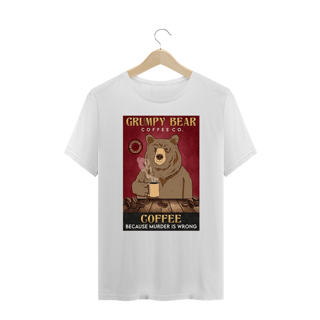 Nome do produto Grumpy Bear Coffee - Plus Size