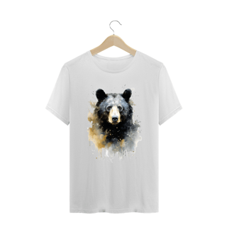 Nome do produto Urso Negro Aquarela - Plus Size