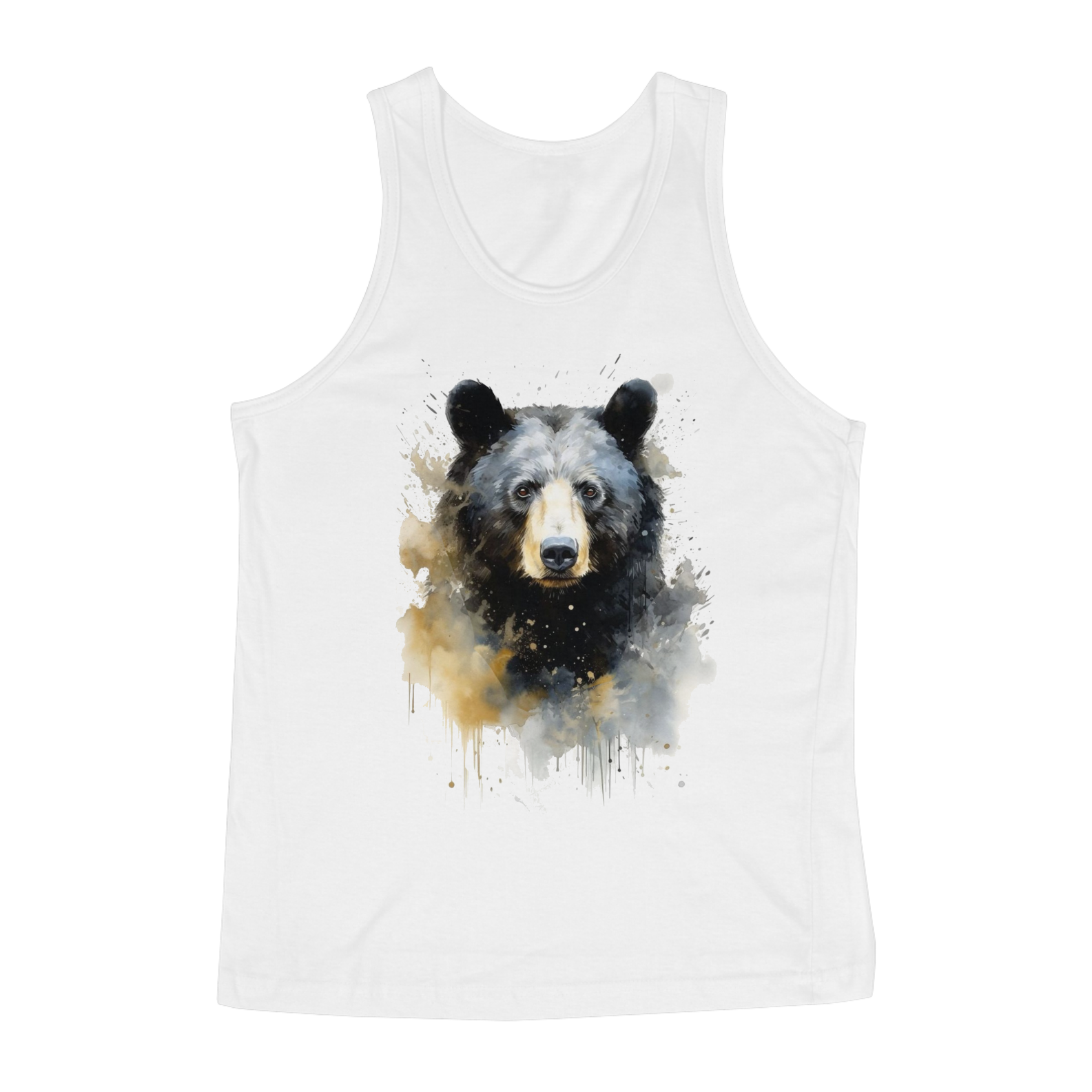 Urso Negro Aquarela - Regata