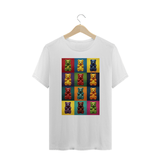 Nome do produto Gummy bears Pop Art Pintura - Plus Size
