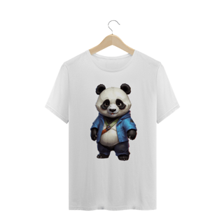 Nome do produto Blue Jacket Panda - Plus Size